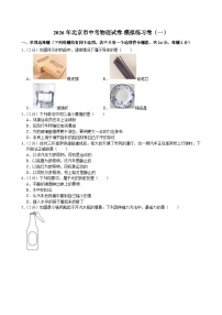 2026年北京市中考物理试卷-模拟练习卷（一）（含答案）