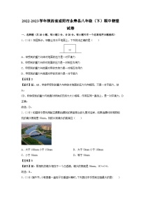 陕西省咸阳市永寿县2022-2023学年八年级下学期期中物理试卷