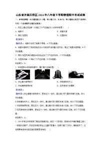 山东省济南天桥区2023-2024学年八年级下学期期中考试物理试卷