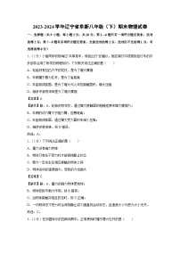 辽宁省阜新2023-2024学年八年级下学期期末考试物理物理试卷