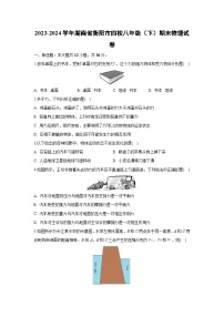 湖南省衡阳市四校2023-2024学年八年级下学期期末物理物理试卷