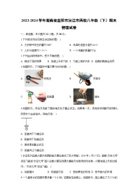 湖南省益阳市沅江市两校联考2023-2024学年八年级下学期7月期末物理物理试卷