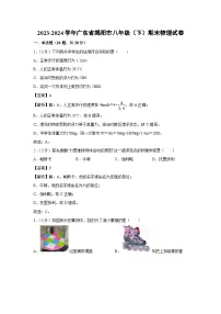 广东省揭阳市惠来县2023-2024学年八年级下学期6月期末物理物理试卷