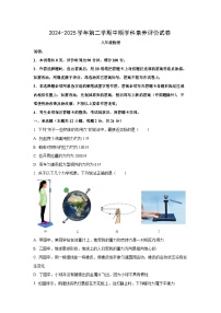 广东省深圳市龙华区2024-2025学年八年级下学期期中物理试卷（学生版）