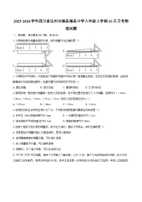 2025-2026学年四川省达州市渠县渠县中学八年级上学期10月月考物理试题-自定义类型