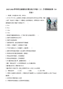 2025-2026学年河北省廊坊市固安县八年级（上）月考物理试卷（10月份）-自定义类型