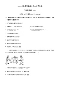 广西壮族自治区来宾市武宣县2025-2026学年九年级上学期10月月考物理试题（含答案）