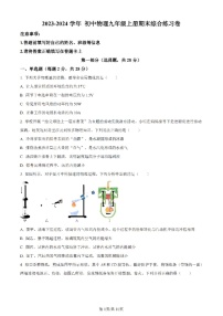 2023-2024学年九年级上学期广州市南武中学期末考试物理试题（含答案）