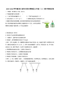 2025-2026学年黑龙江省佳木斯市桦南县九年级（上）期中物理试卷-自定义类型