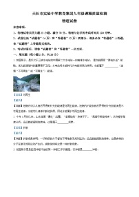 安徽省滁州市天长市实验中学教育集团九年级下学期3月月考物理试题（解析版）-A4