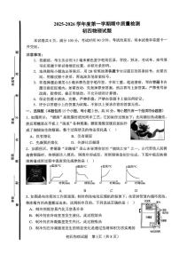山东省淄博市临淄区2025-2026学年九年级上学期期中物理试卷