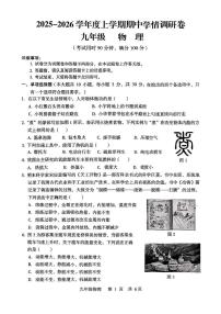 广西龙胜各族自治县2025-2026学年九年级上学期11月期中物理试题