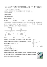 2024-2025学年江苏省常州外国语学校八年级（下）期中物理试卷-自定义类型