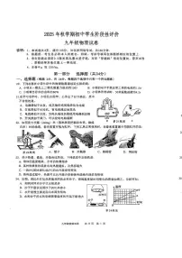 江苏省泰州市兴化市2025-2026学年九年级上学期11月期中物理试题