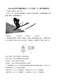 2024-2025学年河南省郑州八十中八年级（下）期中物理试卷-自定义类型