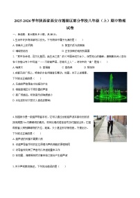 2025-2026学年陕西省西安市莲湖区部分学校八年级（上）期中物理试卷-自定义类型