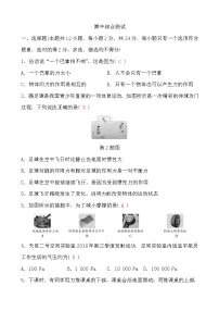 期中综合测试卷 （学生版+答案版） 初中物理教科版八年级下册