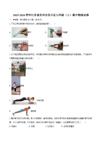 2025-2026学年江苏省苏州市吴中区九年级（上）期中物理试卷-自定义类型