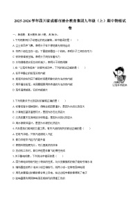 2025-2026学年四川省成都市清合教育集团九年级（上）期中物理试卷-自定义类型
