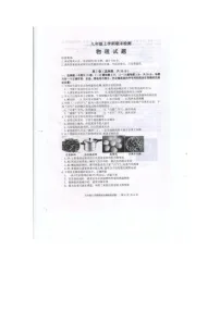 山东省泰安市新泰市2024-2025学年九年级上学期1月期末物理试题