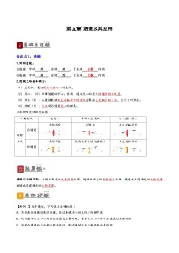 2026届中考物理一轮复习精讲精练专题5透镜及其应用（2份，原卷版+解析版）