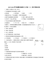 2025-2026学年新疆吐鲁番市九年级（上）期中物理试卷-自定义类型