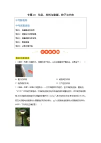 专题18 信息、材料与能源、粒子与宇宙（全国通用）【习题+答案】2025年中考物理真题分类汇编