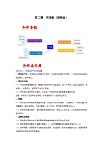 （人教版）中考物理一轮复习考点讲与练第二章  声现象（2份，原卷版+解析版）