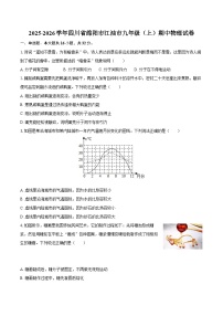2025-2026学年四川省绵阳市江油市九年级（上）期中物理试卷-自定义类型