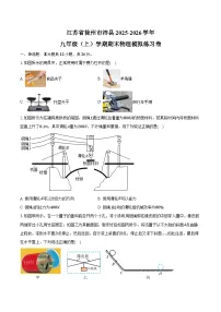 江苏省徐州市沛县2025-2026学年九年级（上）学期期末物理模拟练习卷(有答案及解析)