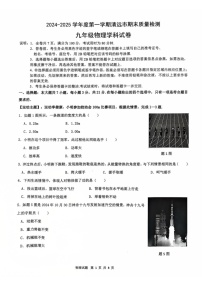 广东省清远市清新区2024-2025学年九年级上学期1月期末物理试题