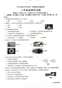 海南省省直辖县级行政单位琼中黎族苗族自治县2024-2025学年八年级上学期1月期末物理试题