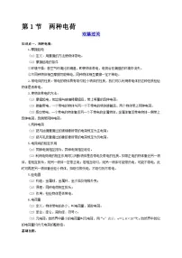 人教版（2024）九年级全册（2024）第1节 两种电荷练习