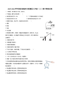 2025-2026学年陕西省榆林市绥德县九年级（上）期中物理试卷-自定义类型