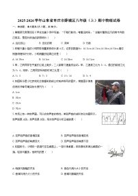2025-2026学年山东省枣庄市薛城区八年级（上）期中物理试卷-自定义类型