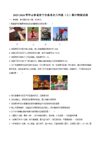 2025-2026学年山东省济宁市曲阜市八年级（上）期中物理试卷-自定义类型