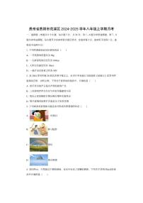 贵州省贵阳市花溪区2024-2025学年八年级上学期12月月考物理试卷（学生版）