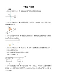 中考物理三轮冲刺易错题精练专题2 作图题（2份，原卷版+解析版）