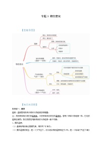 中考物理一轮复习考点讲与练专题3 物态变化（2份，原卷版+解析版）