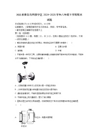 河北省秦皇岛市抚宁区2024-2025学年八年级下学期期末物理试卷（学生版）