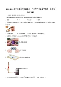 2024-2025学年天津市河东区第二十八中学八年级下学期第一次月考物理试题-自定义类型