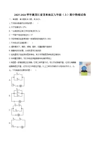 2025-2026学年黑龙江省龙东地区九年级（上）期中物理试卷-自定义类型