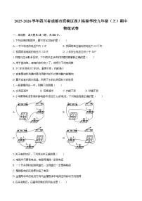 2025-2026学年四川省成都市武侯区西川实验学校九年级（上）期中物理试卷-自定义类型