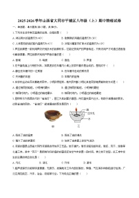 2025-2026学年山西省大同市平城区八年级（上）期中物理试卷-自定义类型