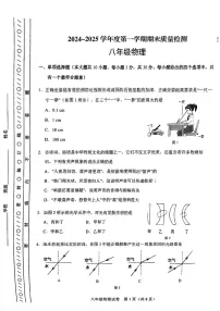 天津市河东区2024-2025学年八年级上学期期末物理试题
