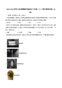 2025-2026学年山东省聊城市临清市九年级（上）期中物理试卷（B卷）-自定义类型