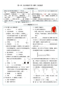 沪科版（2024）八年级全册（2024）力及其描述课时练习