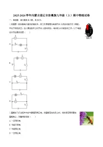 2025-2026学年内蒙古通辽市奈曼旗九年级（上）期中物理试卷-自定义类型