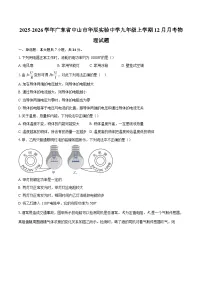 2025-2026学年广东省中山市华辰实验中学九年级上学期12月月考物理试题-自定义类型