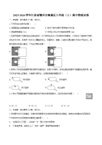 2025-2026学年江西省赣州市南康区八年级（上）期中物理试卷-自定义类型
